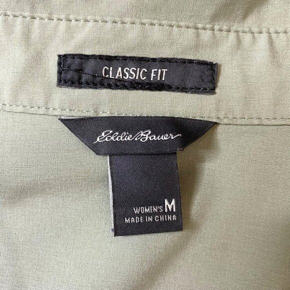 Eddie Bauer Departure 2.0 Button Front Shirt Size M Gorpcore Outdoor Hiking - Picture 6 of 11